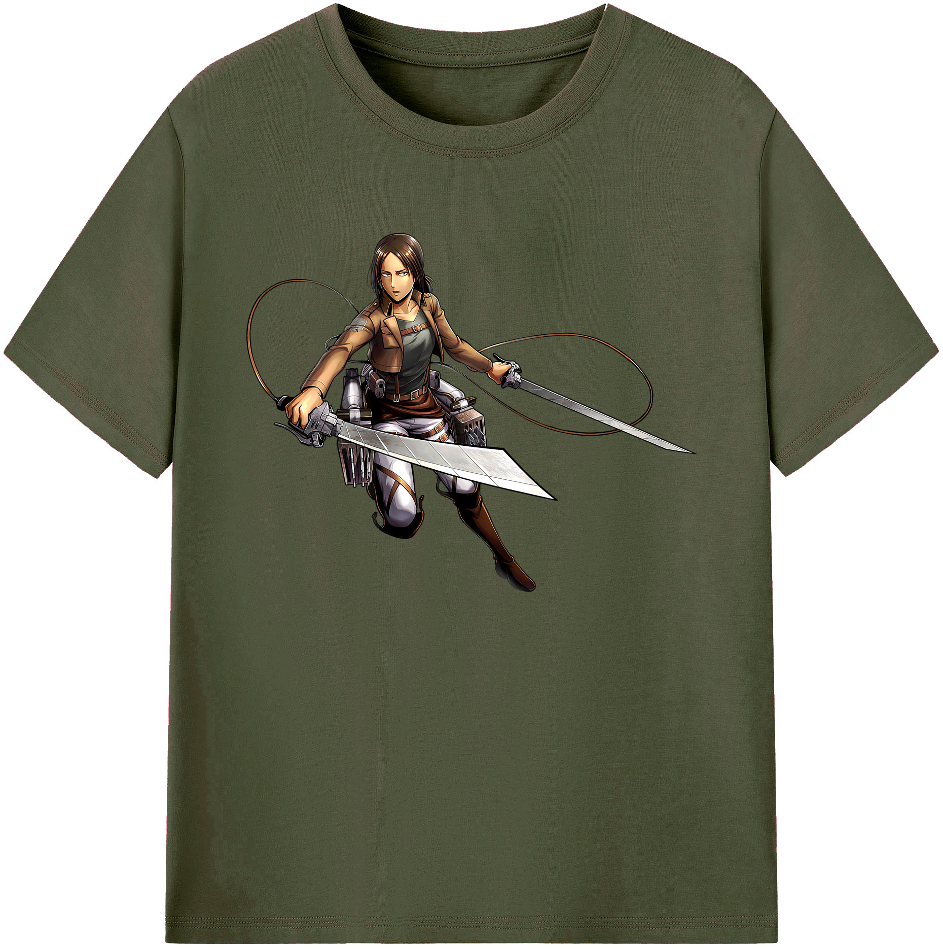 （画像用） 進撃の巨人 Attack on Titan 綿100％ メンズ半袖Tシャツ｜肌触りやわらか＆通気性
